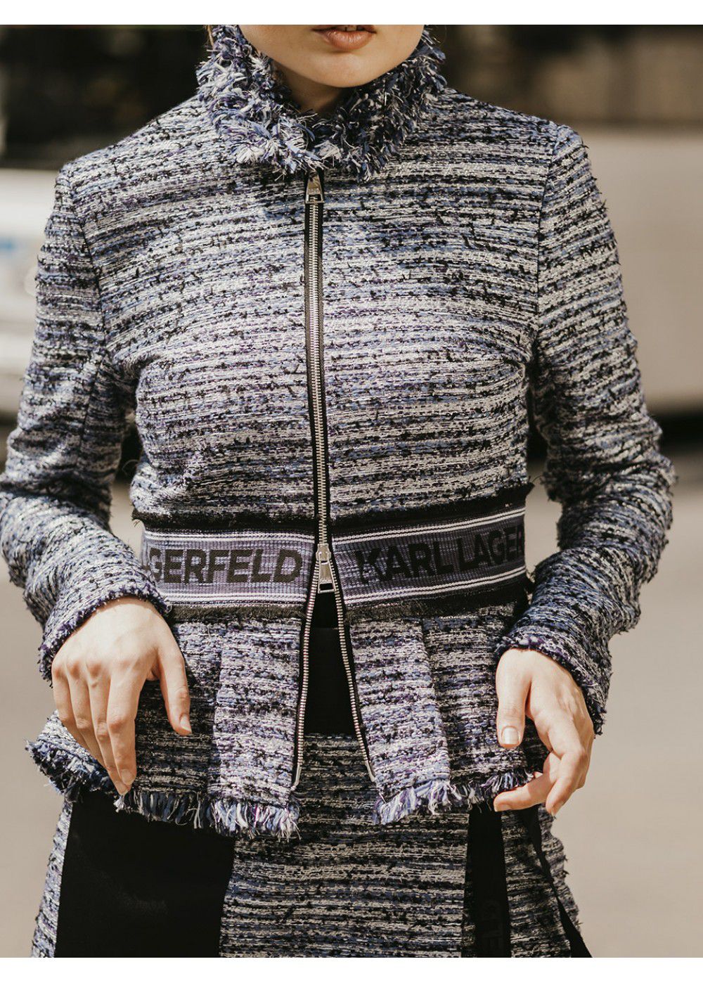 Karl Lagerfeld Tokyo Peplum Jacket