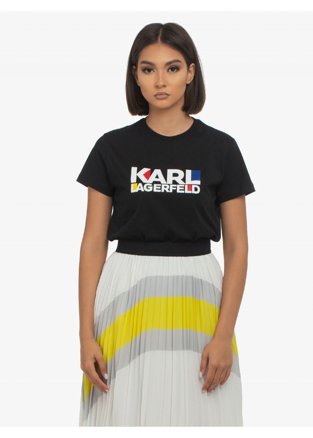 Karl Lagerfeld Ikonik T-Shirt in Black