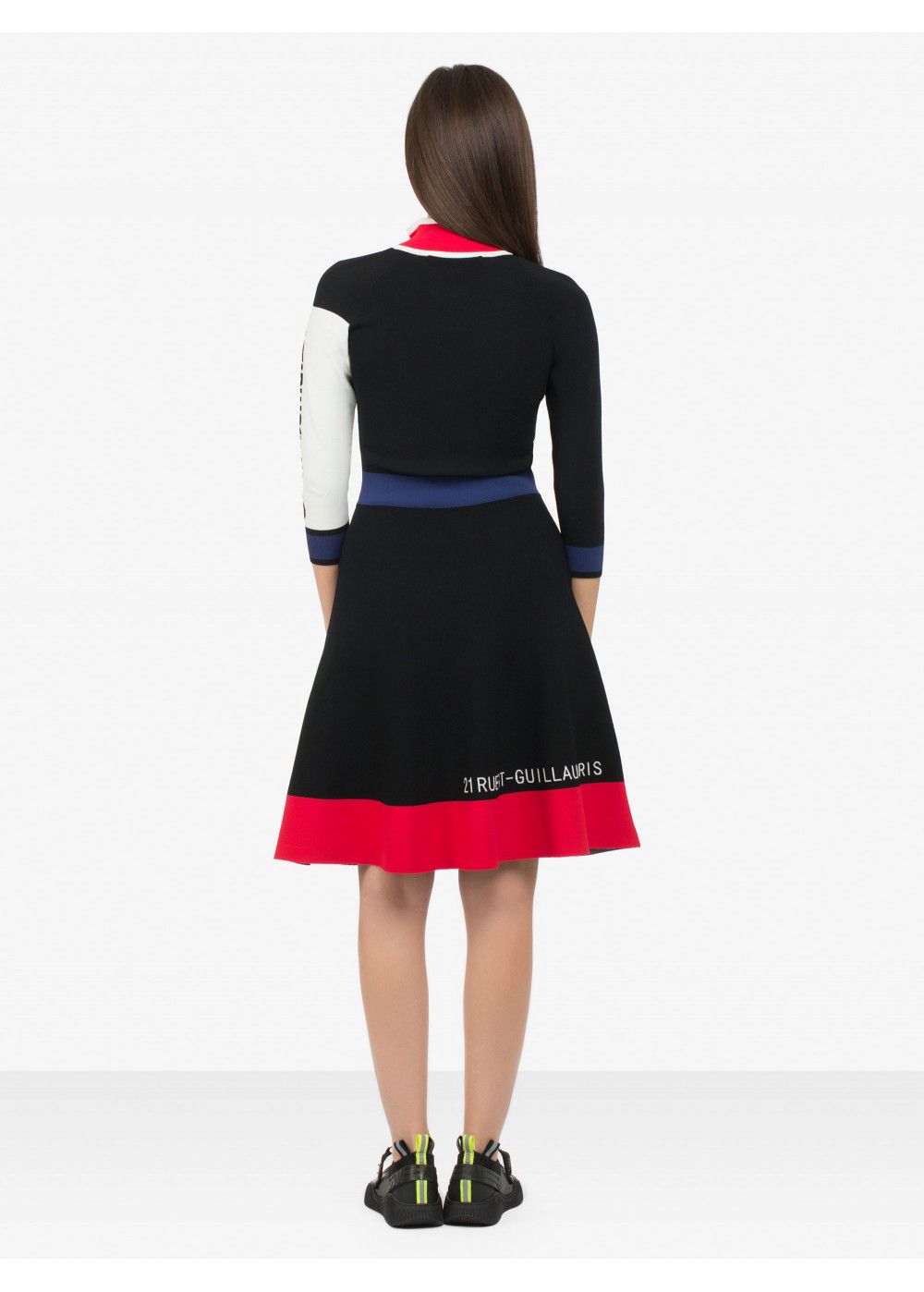 Karl Lagerfeld Colour-Block Logo Dress