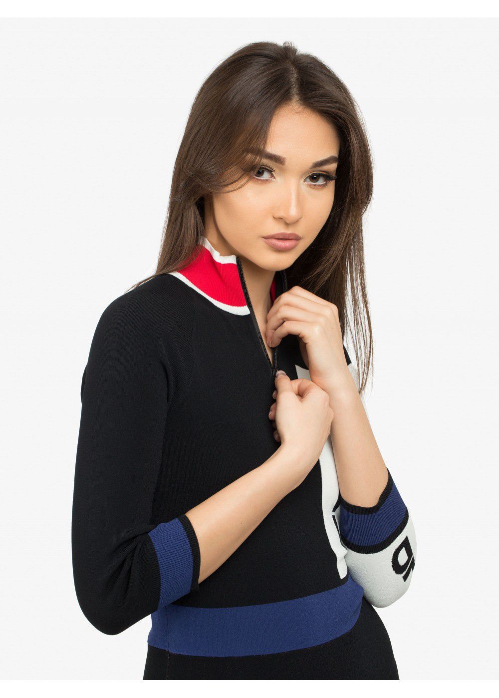Karl Lagerfeld Colour-Block Logo Dress
