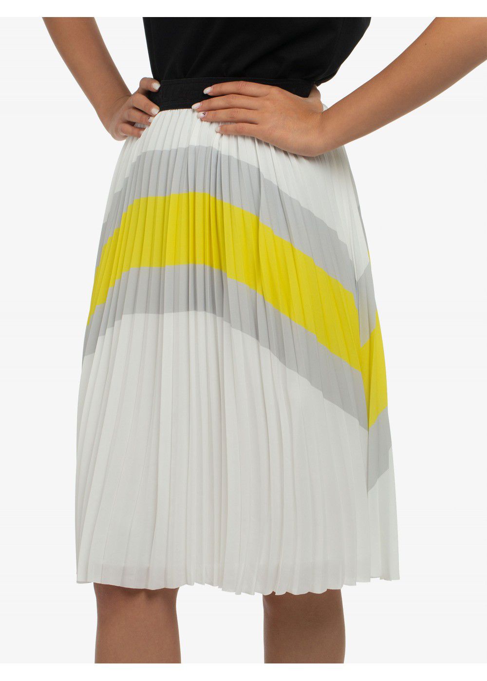 Karl Lagerfeld Pleated Maxi Skirt
