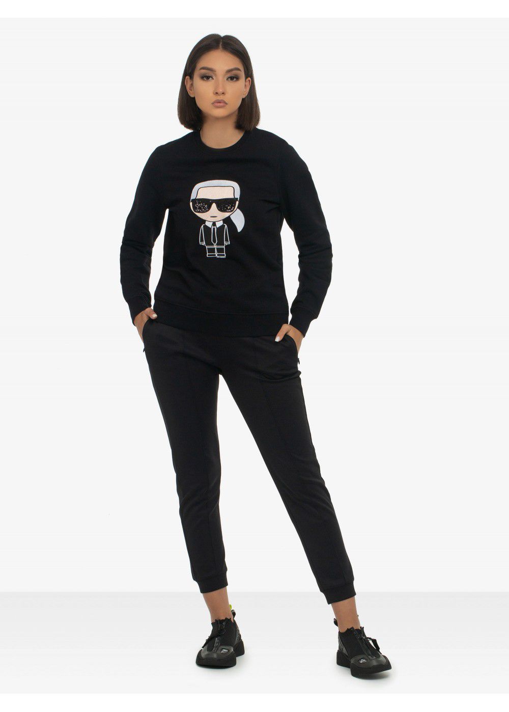 Karl Lagerfeld K/Ikonik Sparkle Sweatshirt