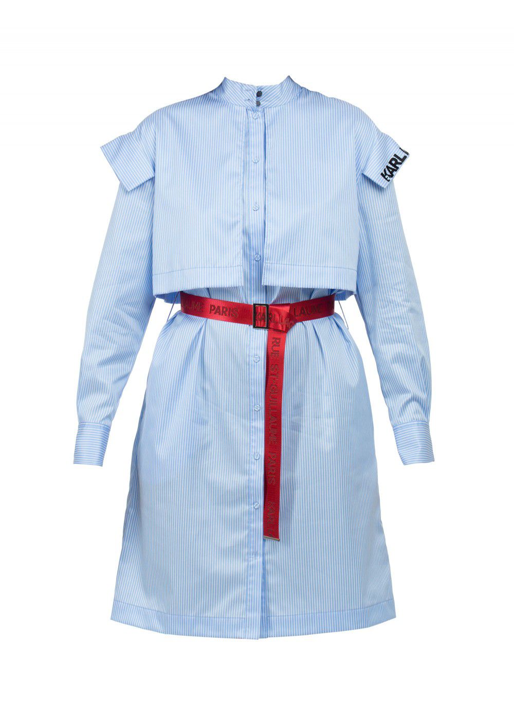 Karl Lagerfeld Striped Shirt Dress