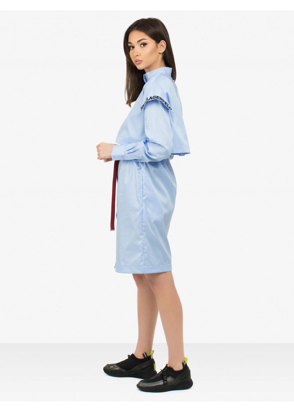 Karl Lagerfeld Striped Shirt Dress