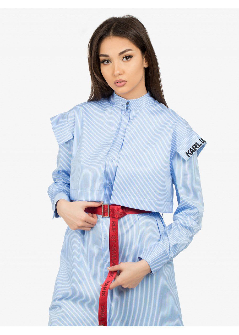Karl Lagerfeld Striped Shirt Dress