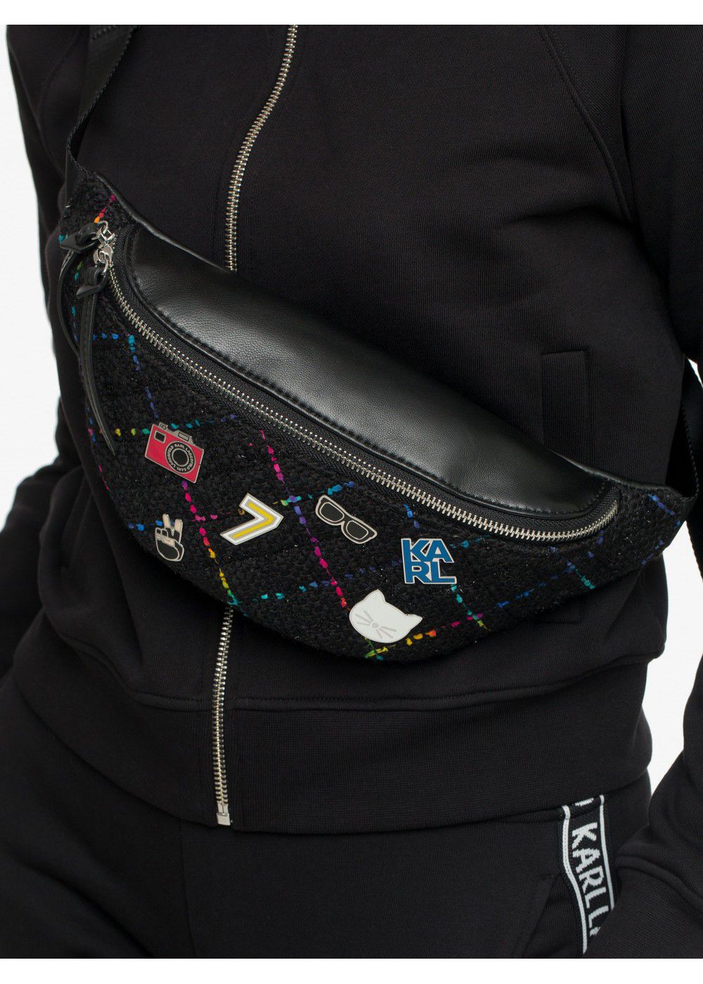 Karl Lagerfeld K/Studio Waist Bag with Appliques