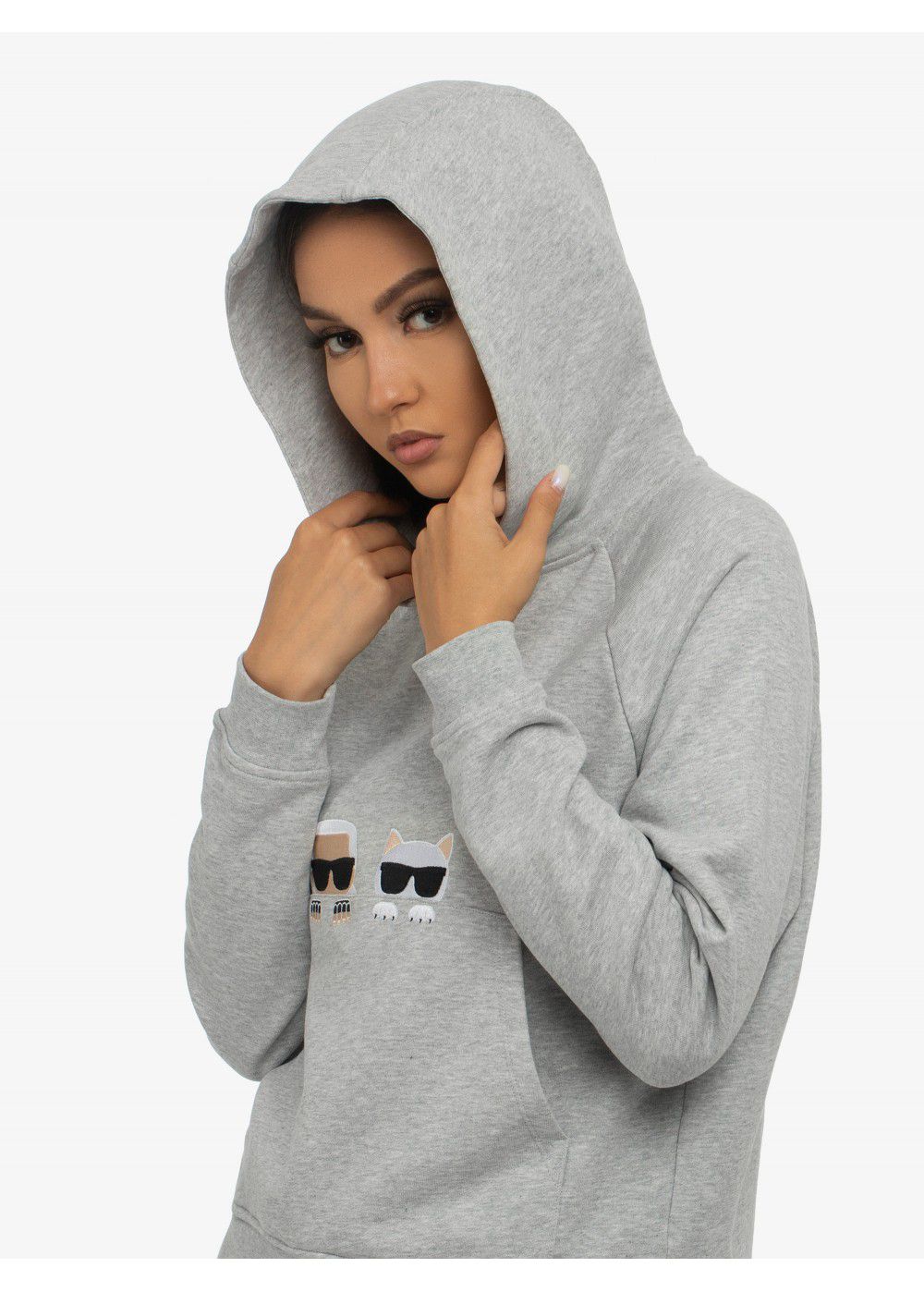 Karl Lagerfeld Ikonik Artwork Hoodie