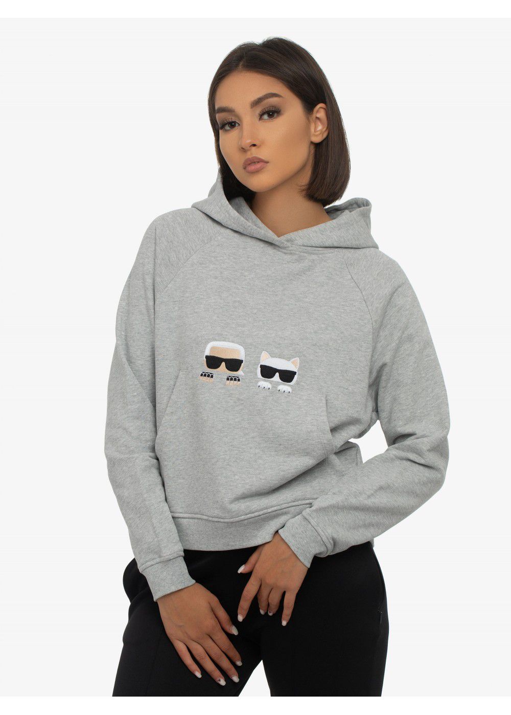 Karl Lagerfeld Ikonik Artwork Hoodie