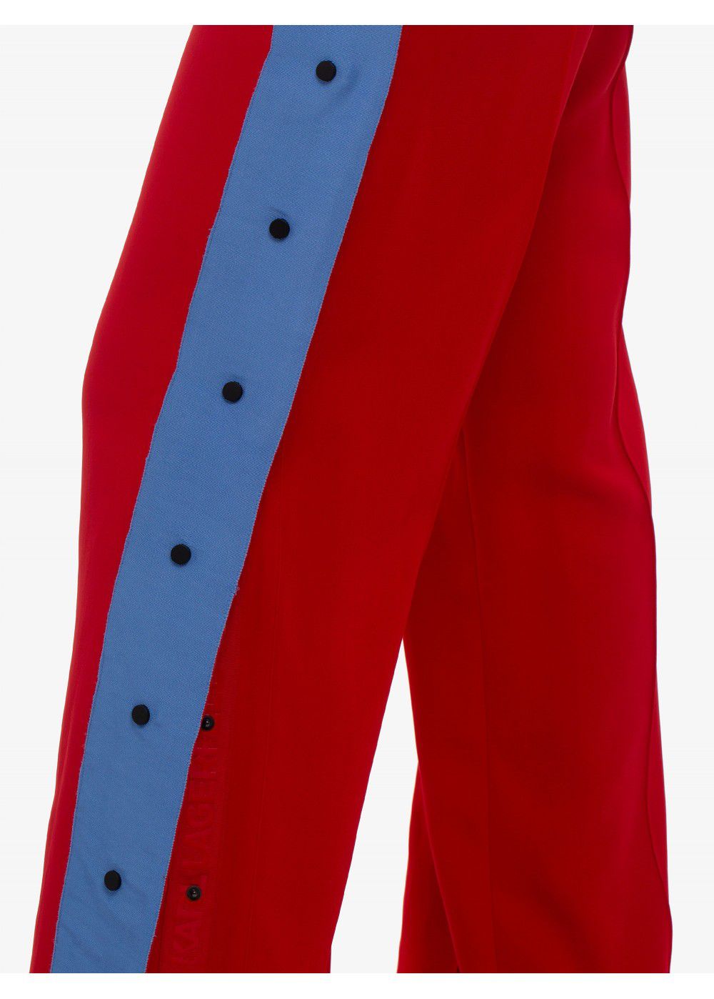 Karl Lagerfeld Wide-Leg Snap Pants