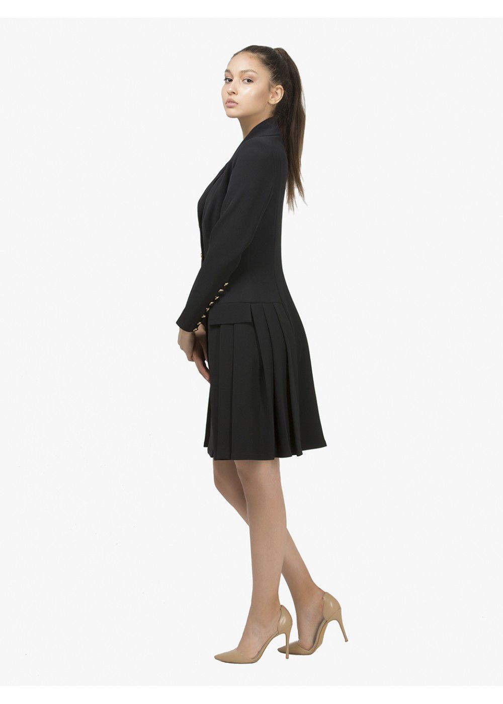 Maleone Dress Jacket Black Short