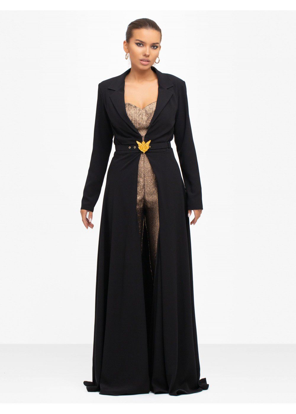 Maleone Long Black Jacket