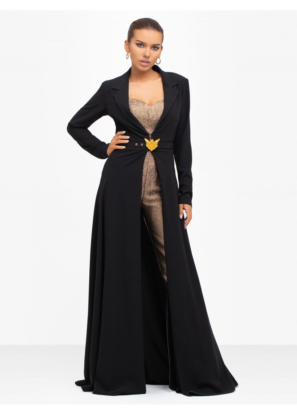 Maleone Long Black Jacket