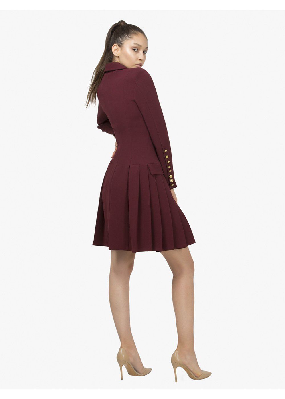 Maleone Bordeaux Jacket Dress