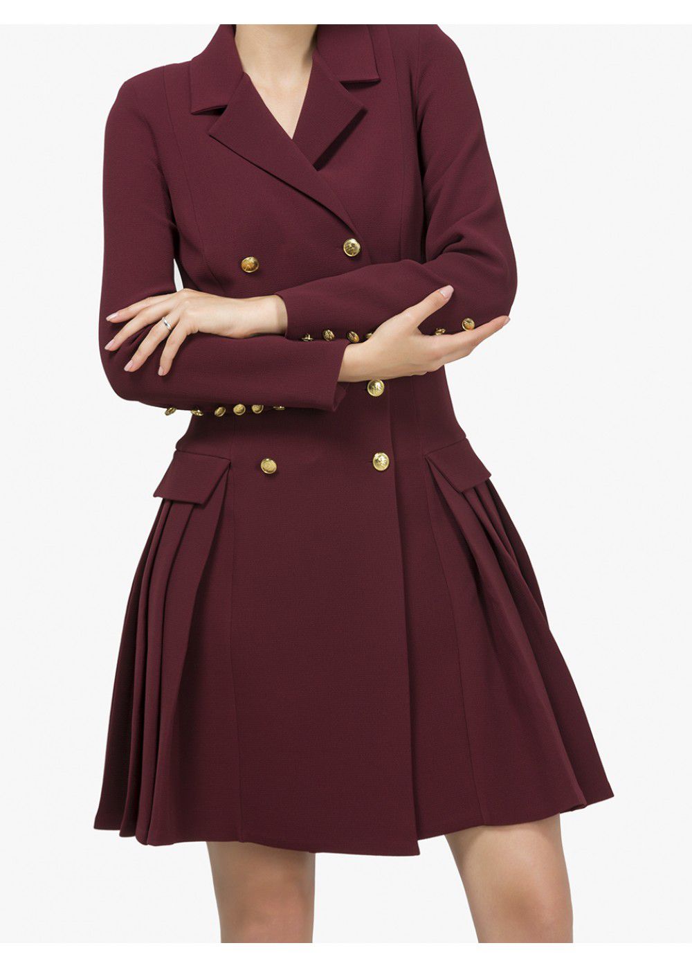 Maleone Bordeaux Jacket Dress