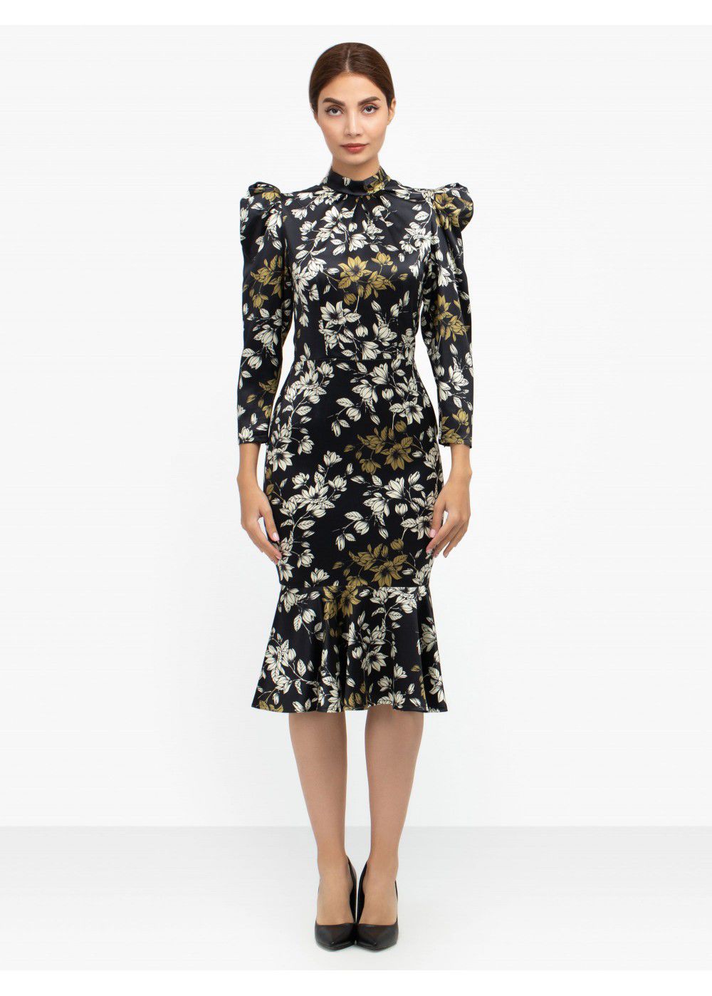 Maleone Floral Midi Dress