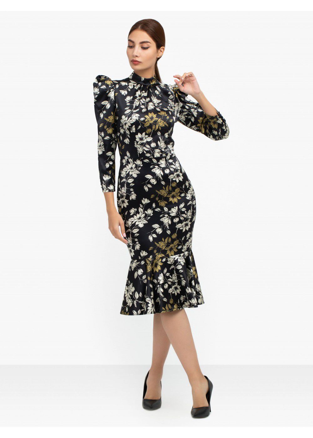 Maleone Floral Midi Dress