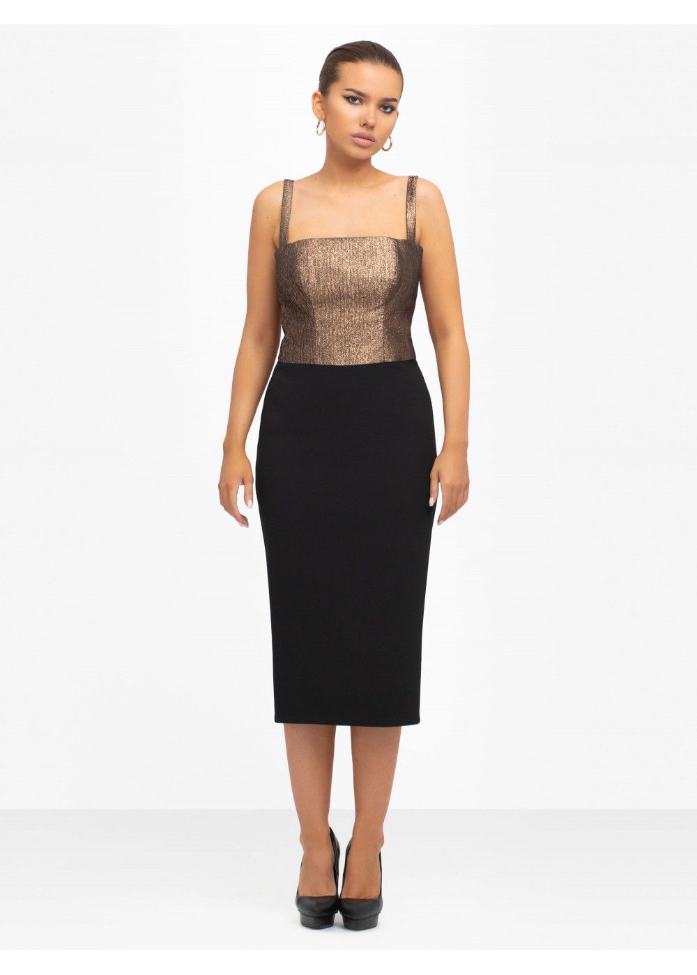 Maleone Corset Midi Dress
