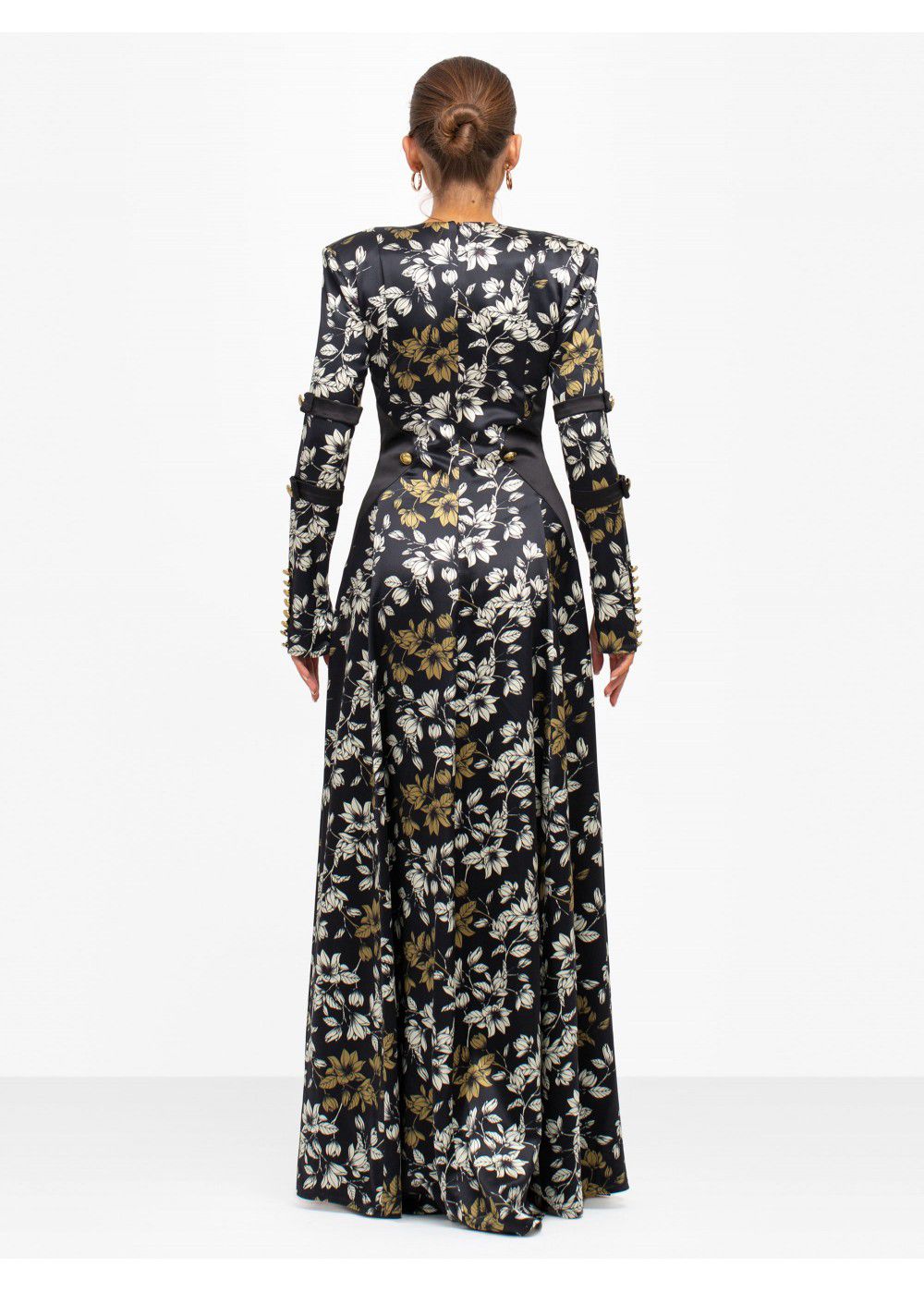 Maleone Floral Slit Dress