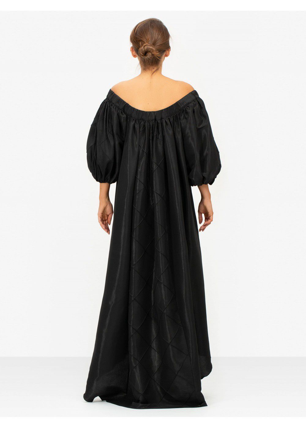 Masterpiece Black Off-The Shoulder Dress