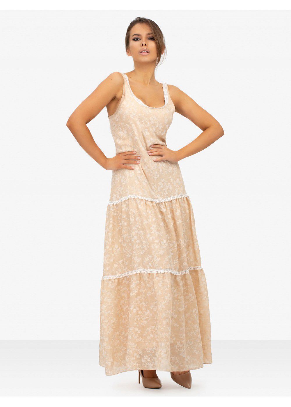 Masterpiece Beige Maxi Tunic