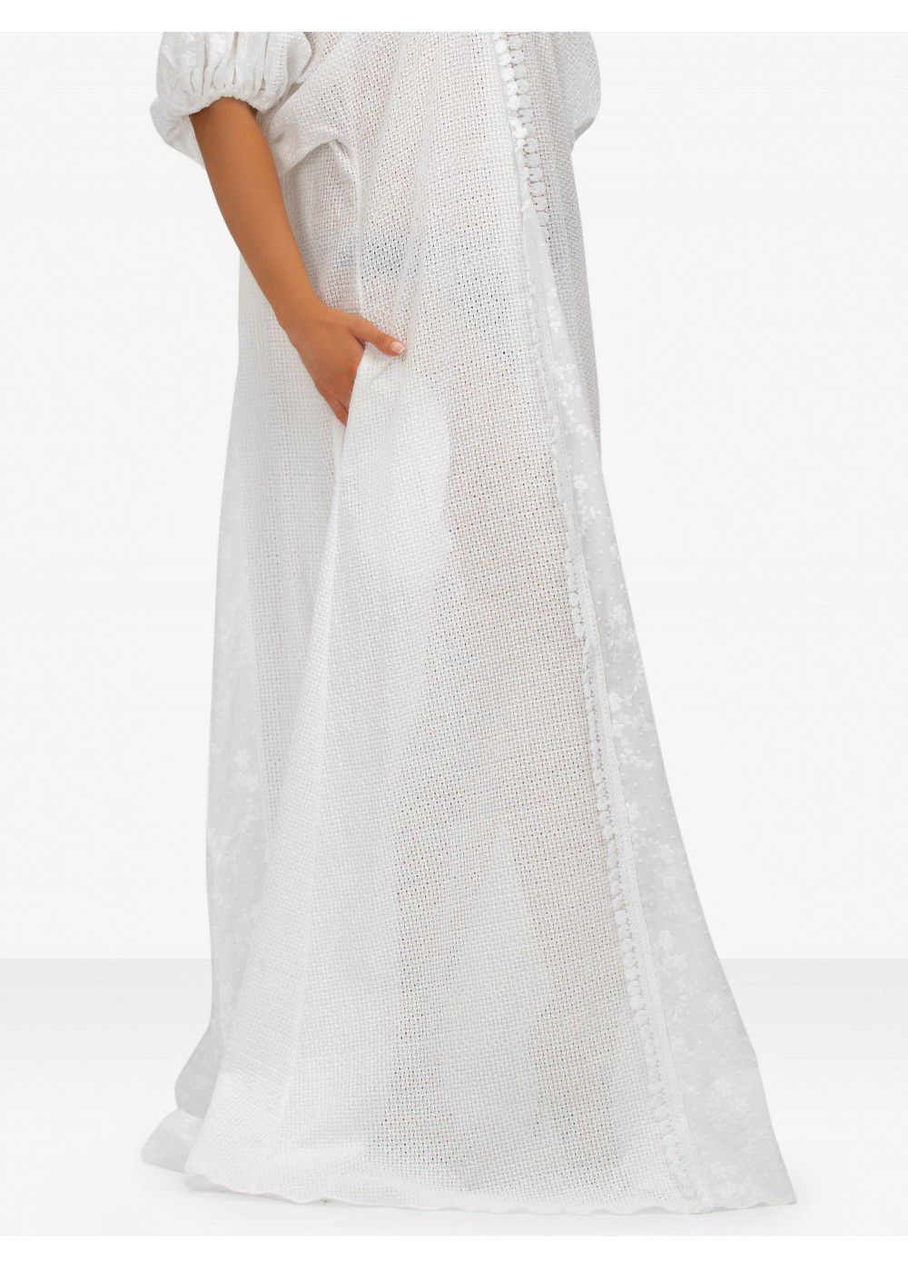Masterpiece White Maxi Dress