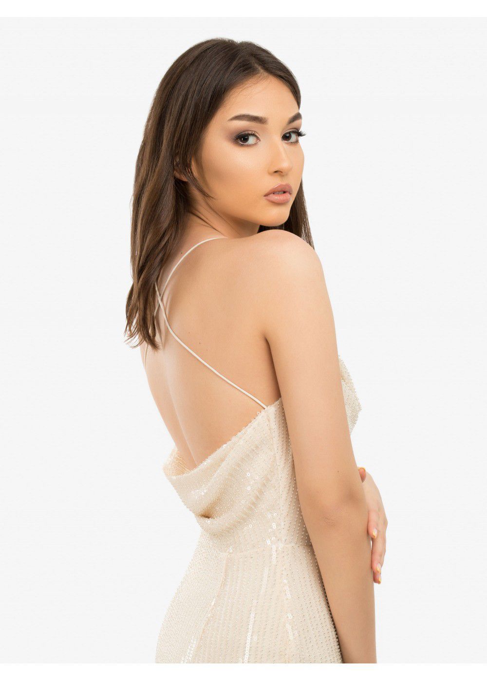Misha Collection Champagne Devon Dress