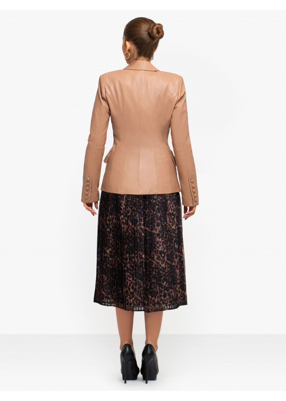 Misha Collection Lora Leather Blazer