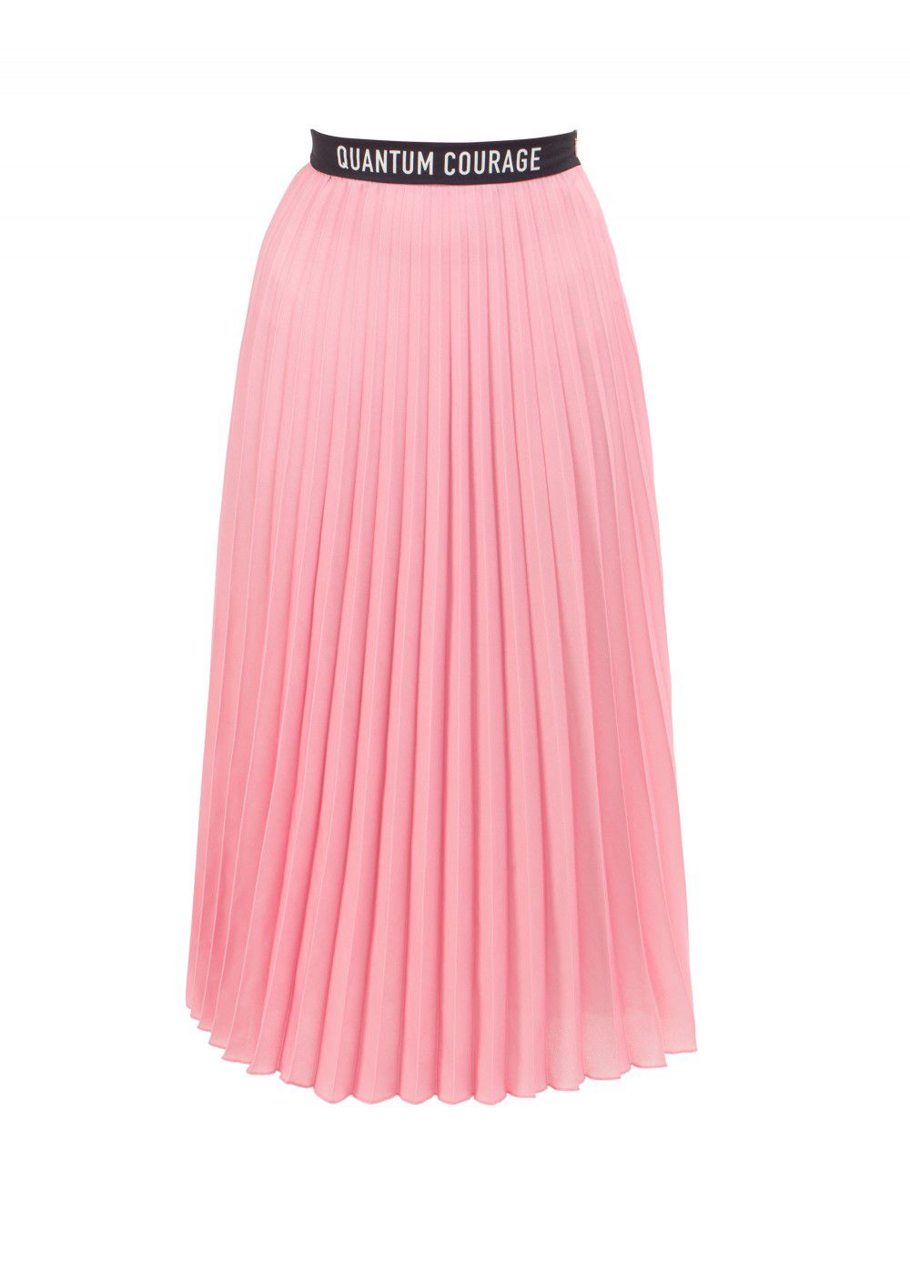 Quantum Courage Pleated Skirt in Pink