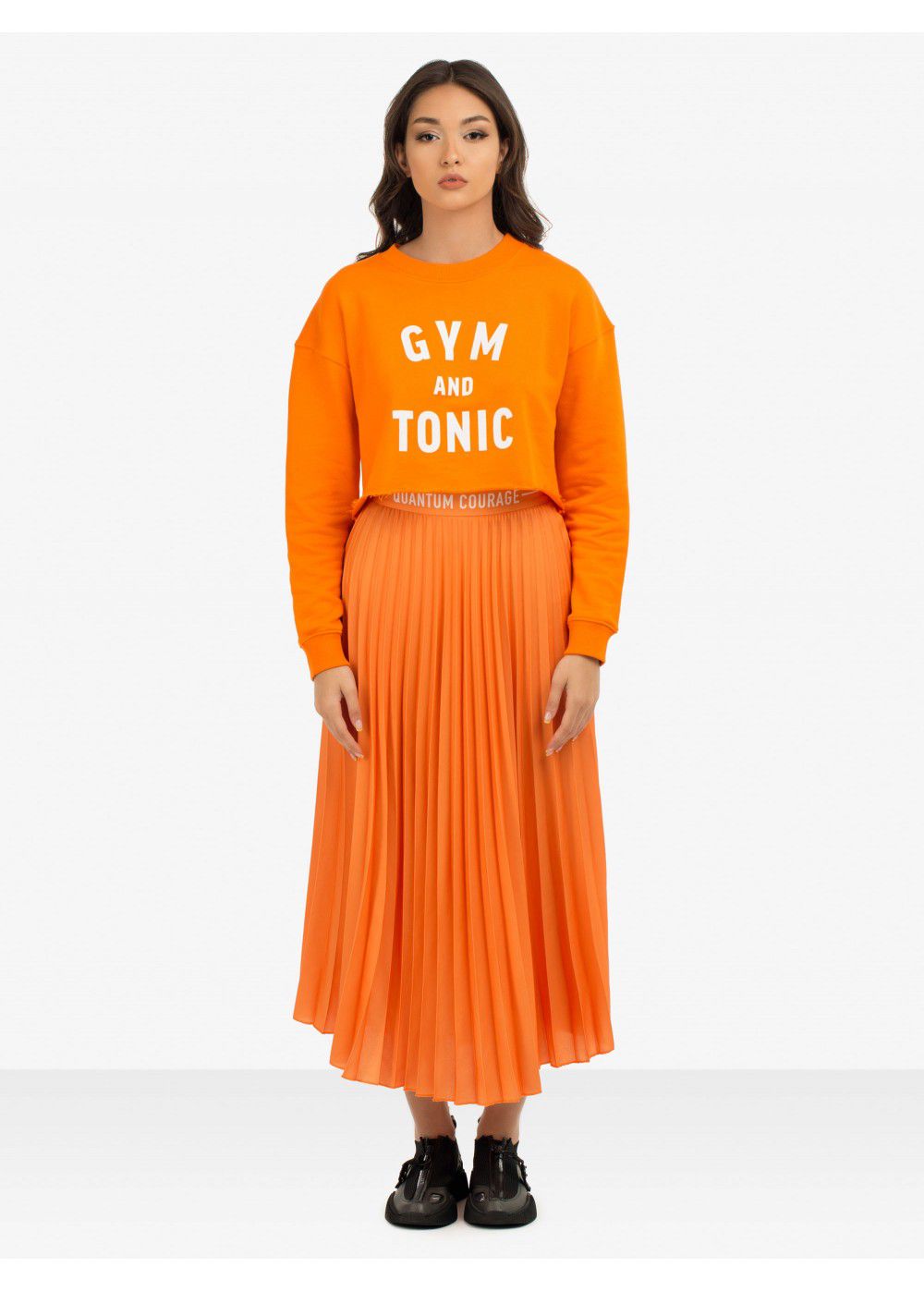 Quantum Courage Pleated Skirt
