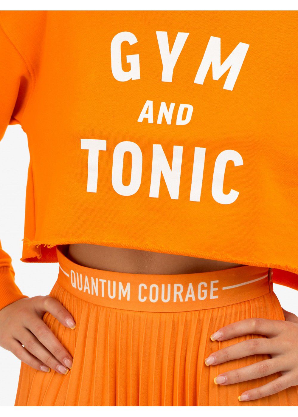 Quantum Courage Gym and Tonic Cropped Sweatshirt