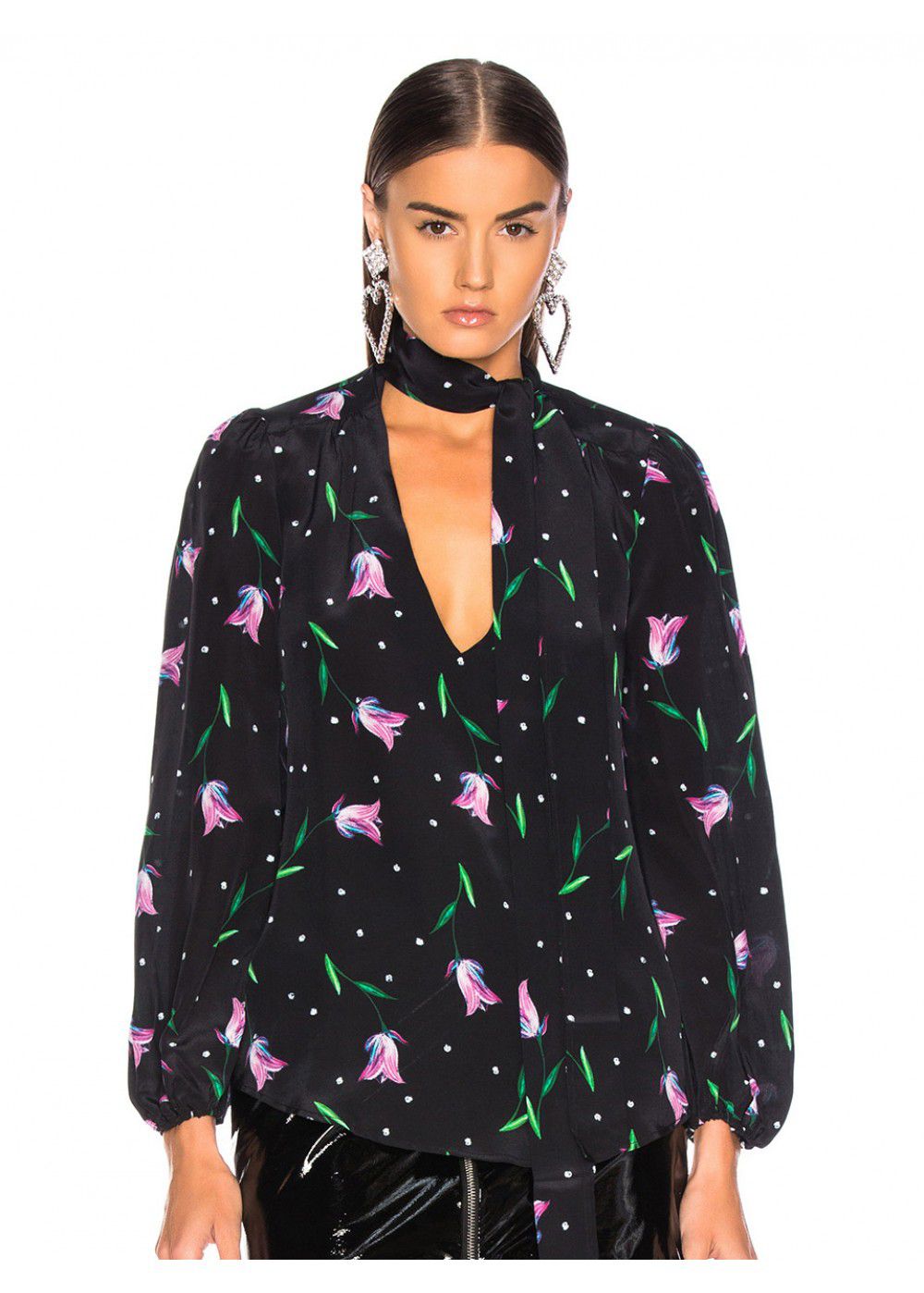 Rixo Moss-Purple Blouse