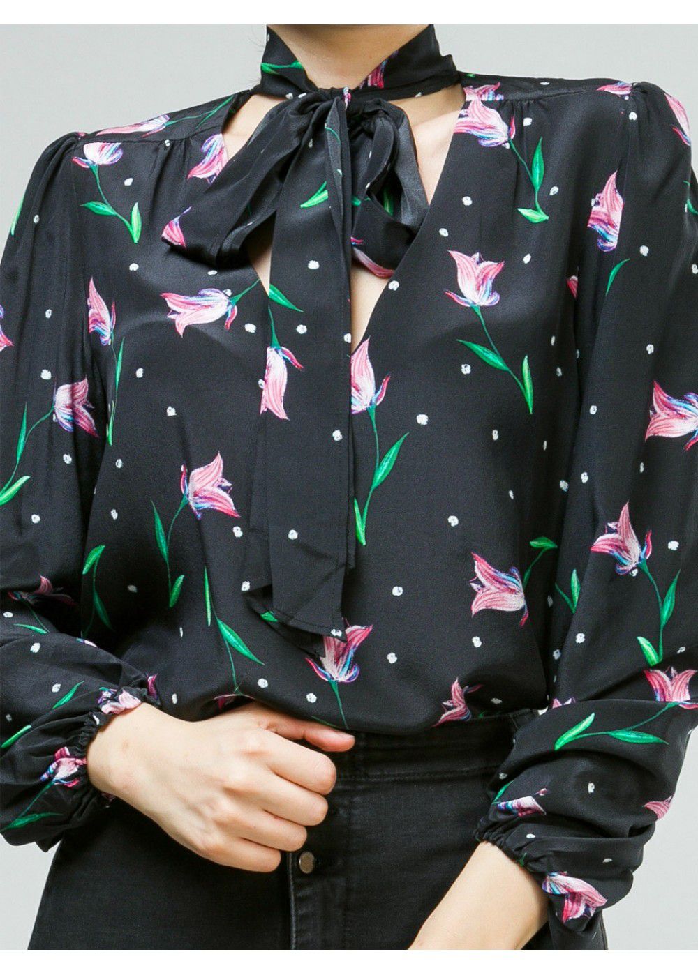 Rixo Moss-Purple Blouse