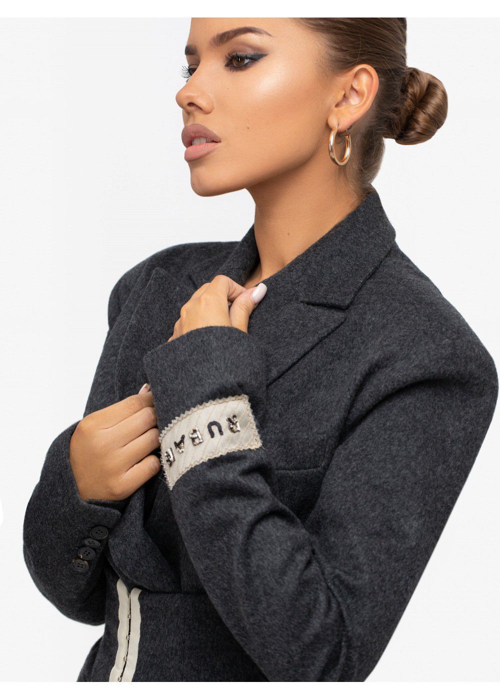 Ruban Belted Waist Blazer
