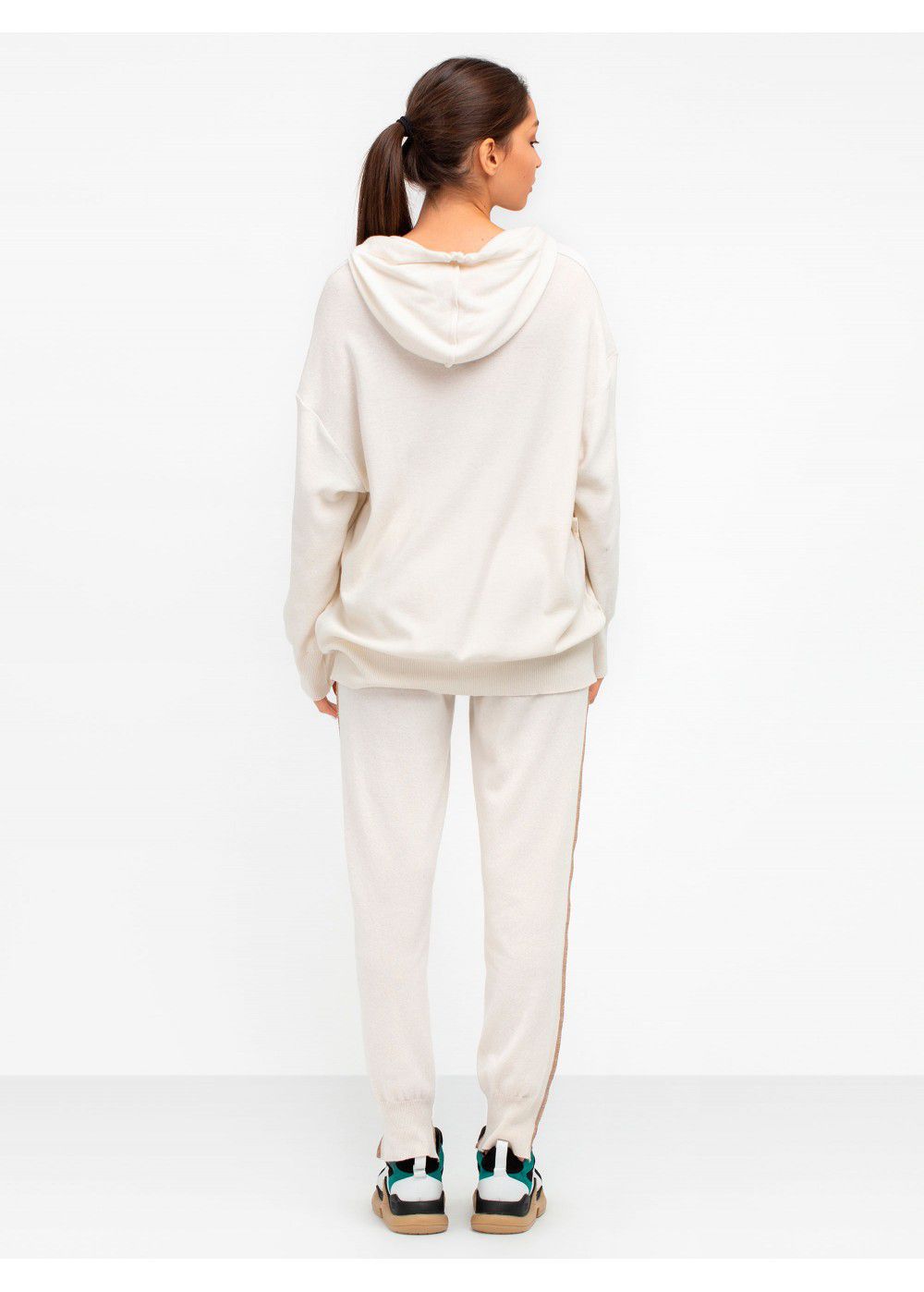 Ruban Knitted Milk Hoodie 