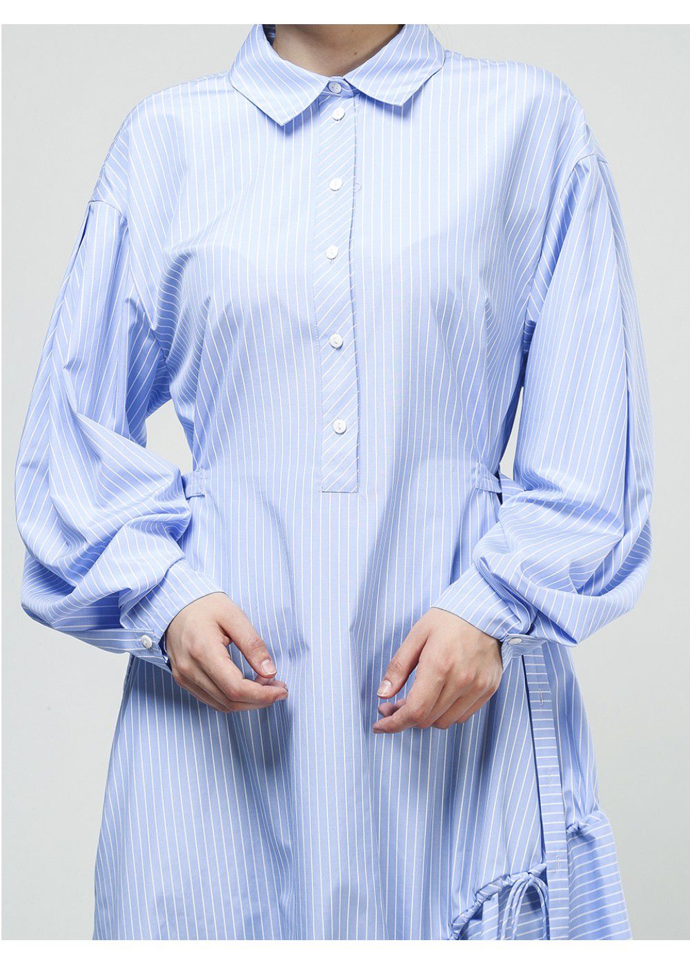 Ruban Blue Shirt-Dress