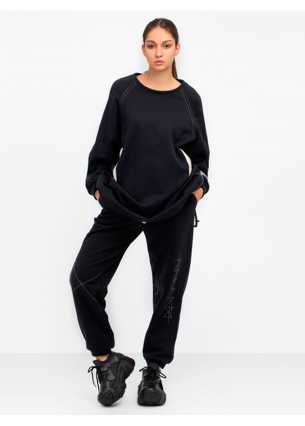 Ruban Knitted Sweatshirt