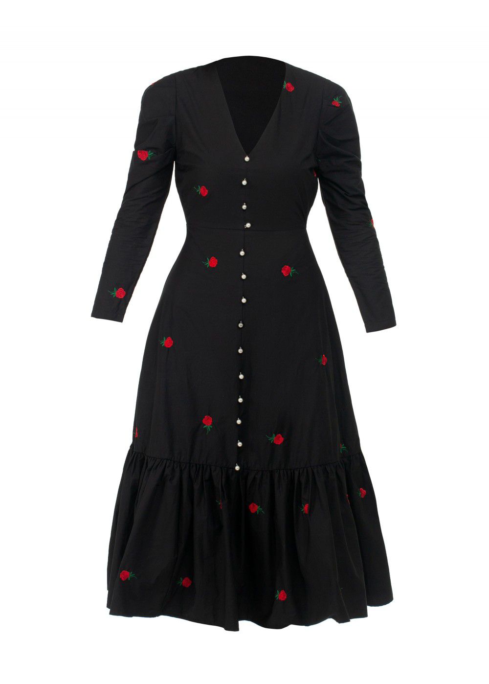 Sister Jane Black Midi Dress