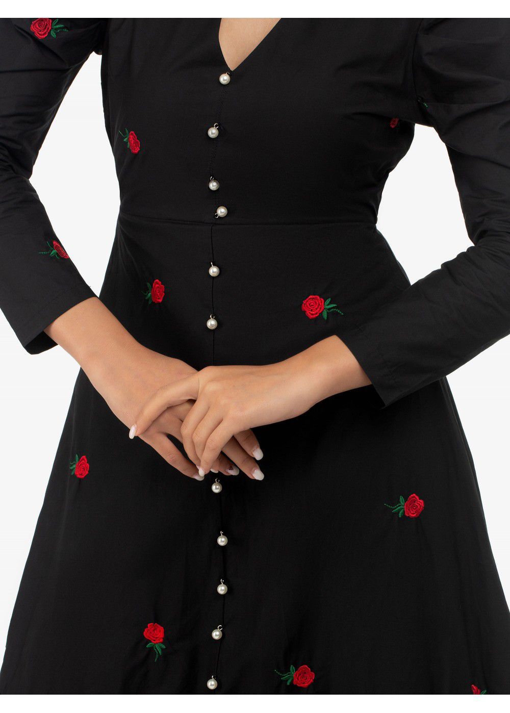 Sister Jane Black Midi Dress