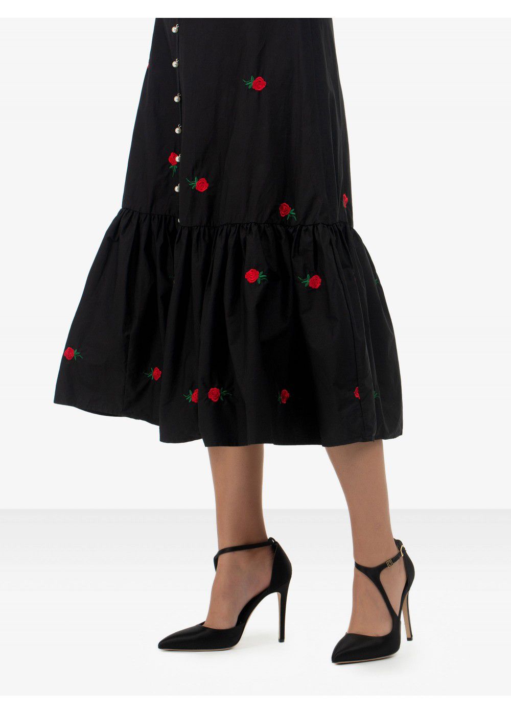 Sister Jane Black Midi Dress