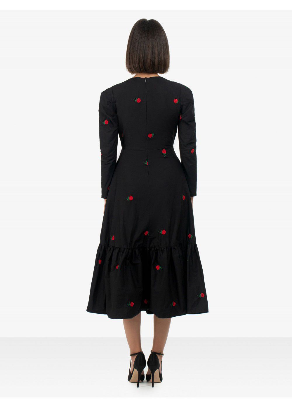 Sister Jane Black Midi Dress
