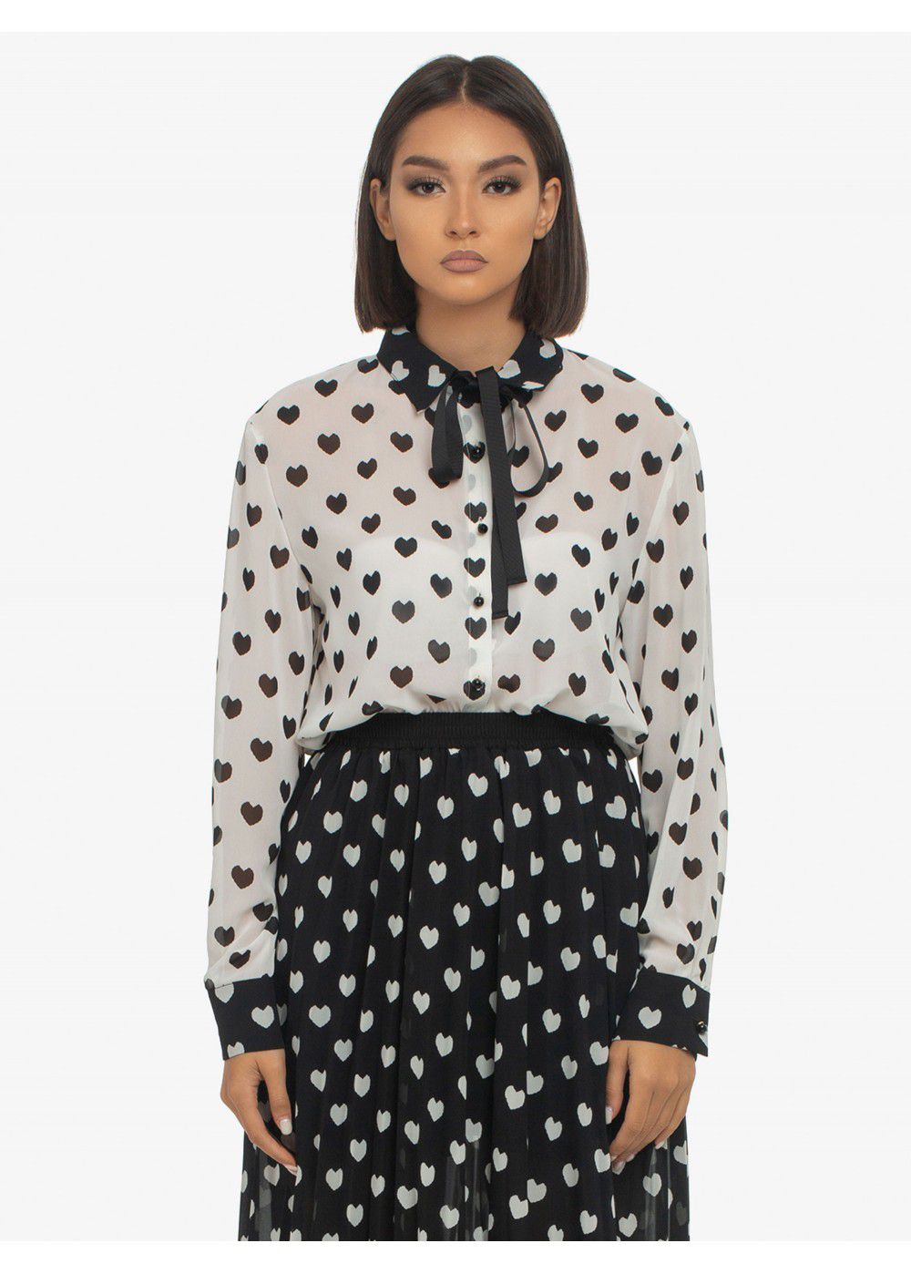 Sister Jane Black-White Blouse