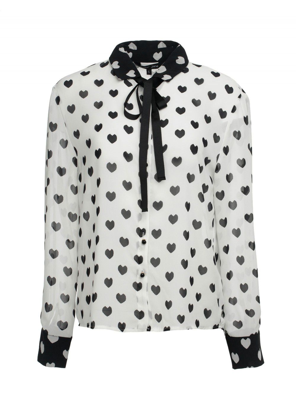 Sister Jane Black-White Blouse