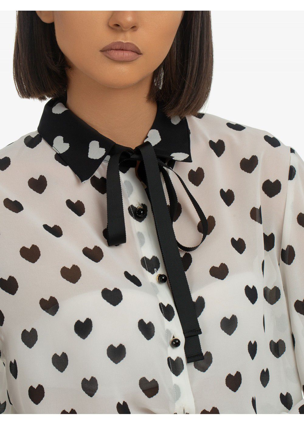 Sister Jane Black-White Blouse