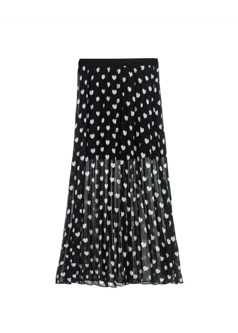 Sister Jane Black-White Pleated Skirt