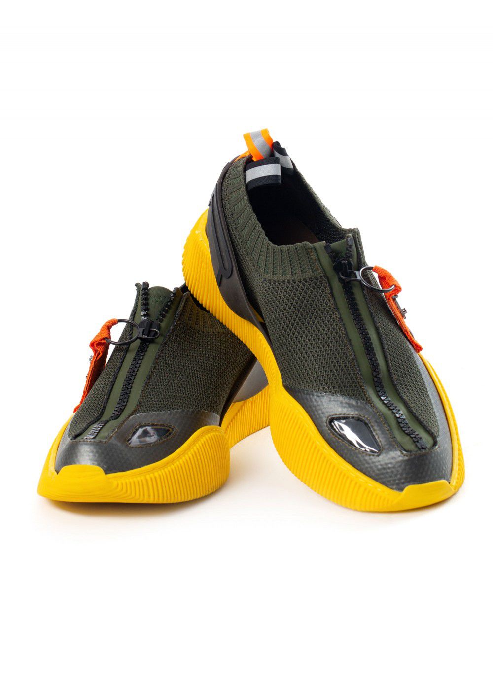 Swear London Crosby Knit Sneakers Black/Yellow
