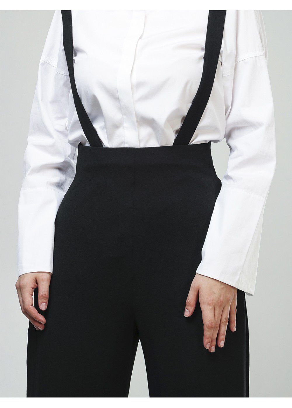 Vatanika Black Pants with Suspenders