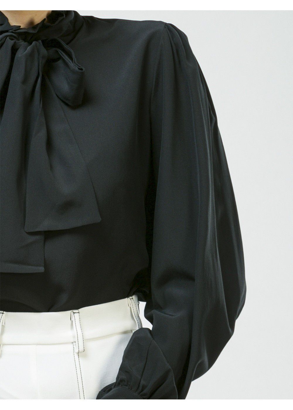 Vivetta Black Silky Shirt