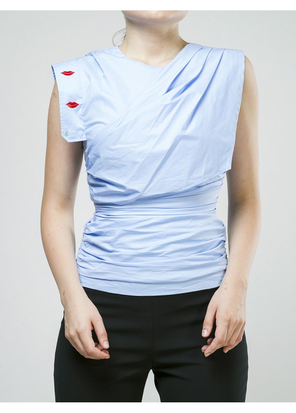 Vivetta Sleeveless Lips Blouse