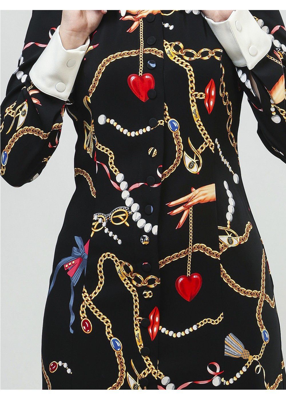 Vivetta Patterned Shirt Dress 
