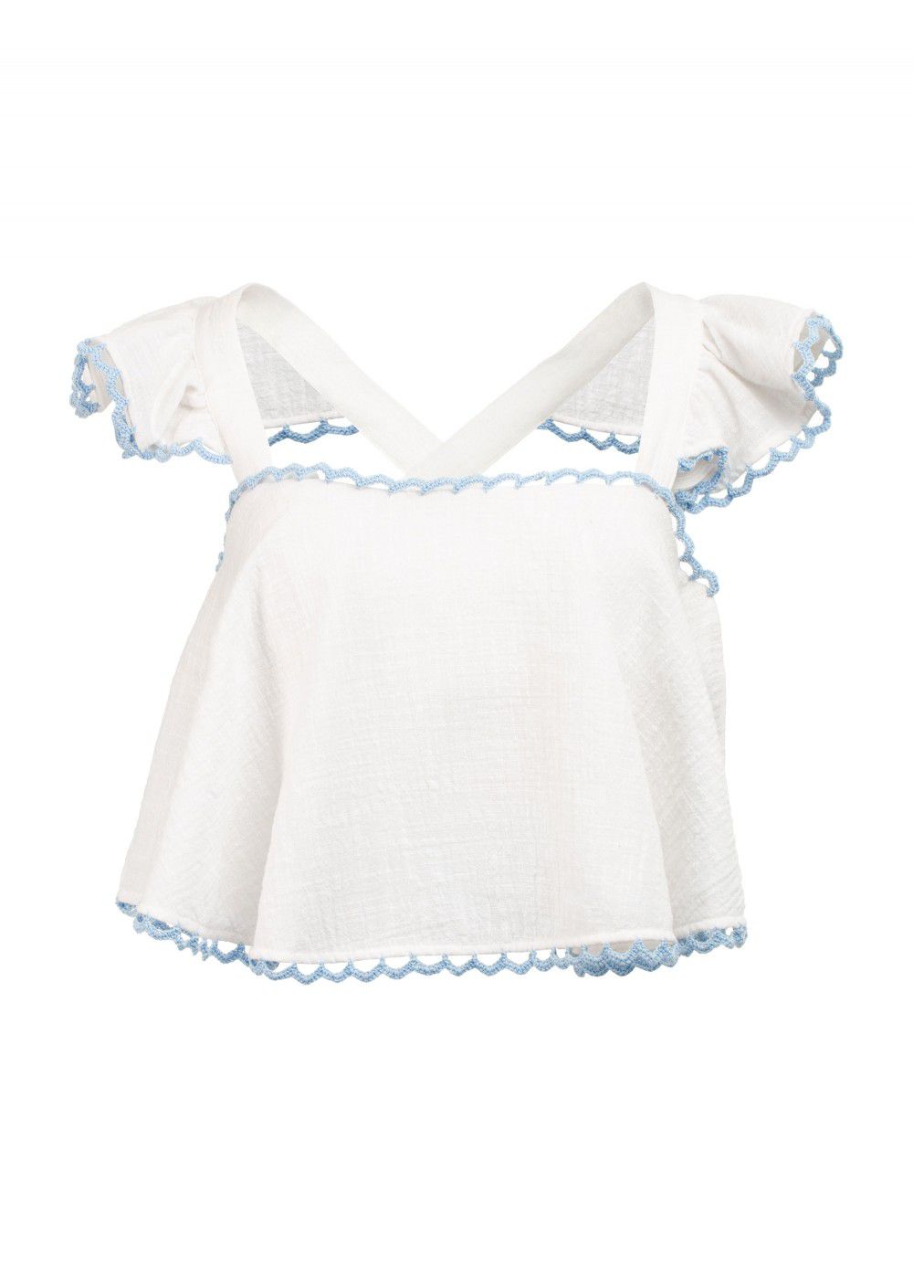 Zayan The Label Lana Top White
